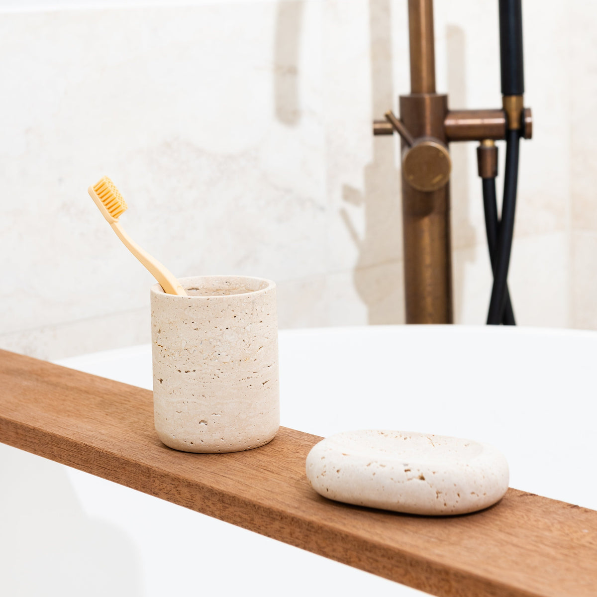 Travertine Soap Dish – MaisonBlonde