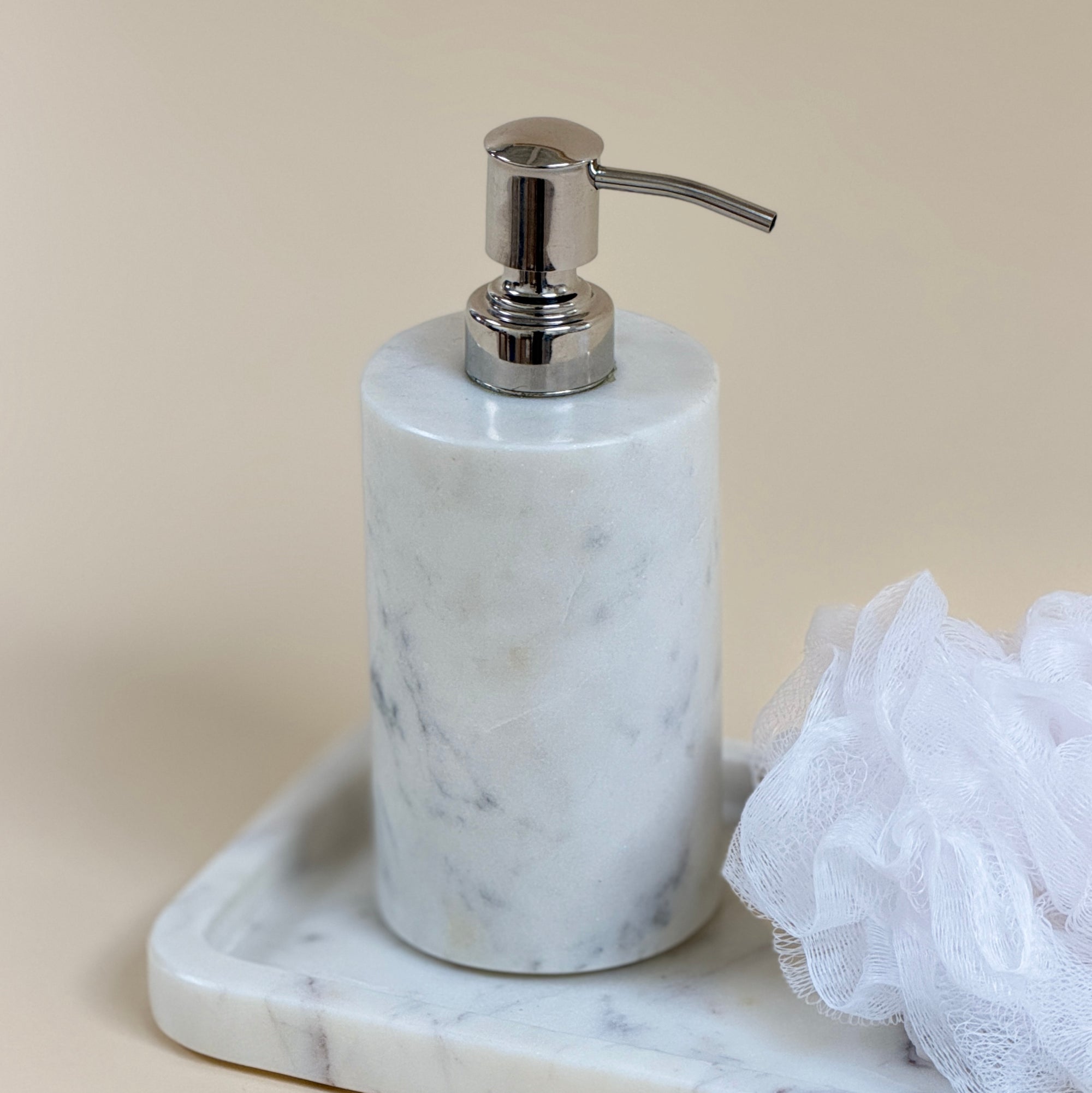 White Marble '24/7' Soap Dispenser
