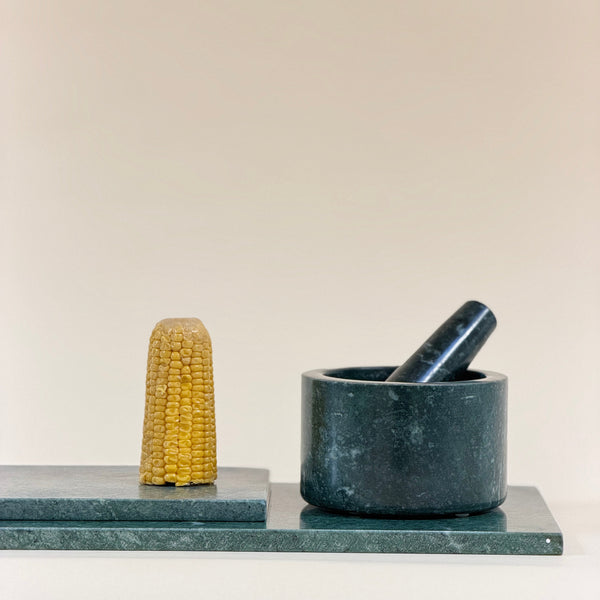 Green Marble Mortar & Pestle