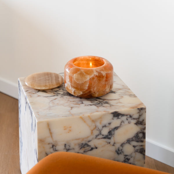 Brown Onyx Deco Pot 'Honey 190'