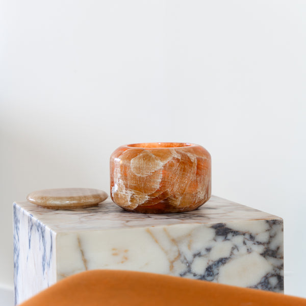 Brown Onyx Deco Pot 'Honey 190'