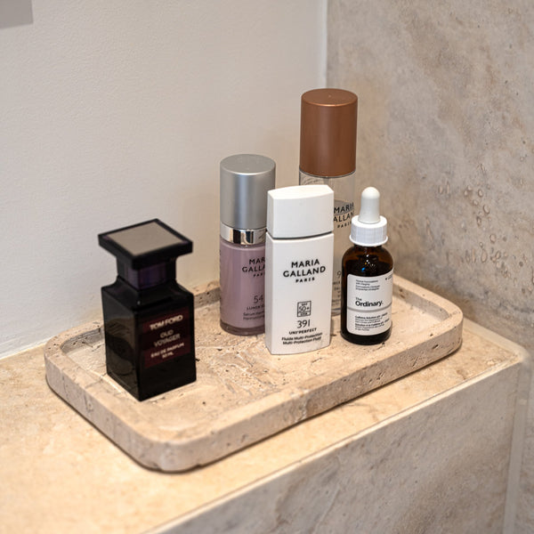 Beige Travertine Bathroom Set 02