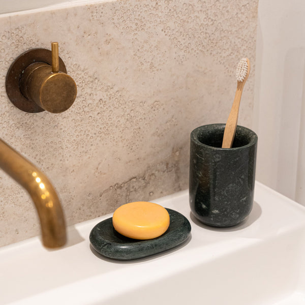 Green Marble Bathroom Set 01