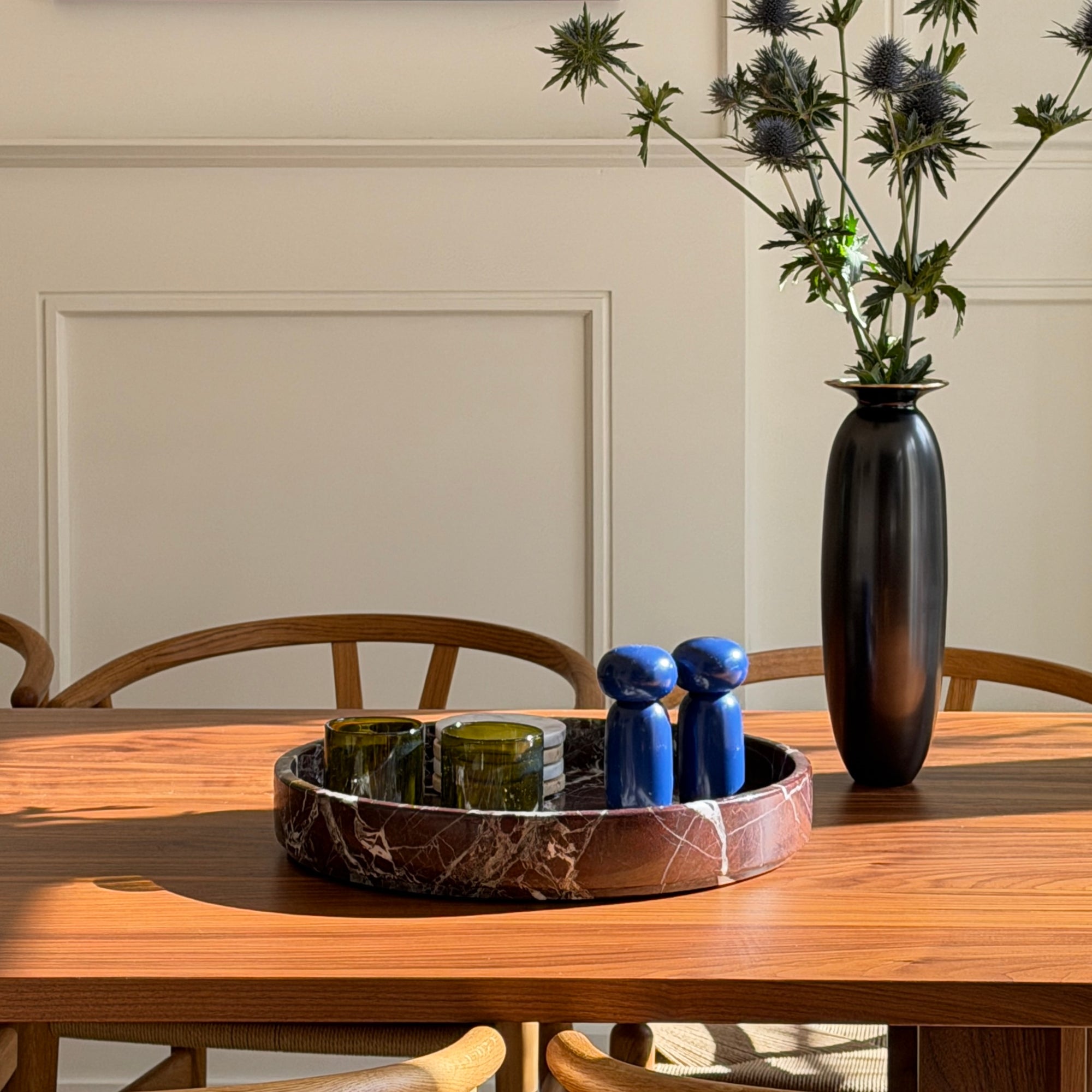 Burgundy Marble Catch-All