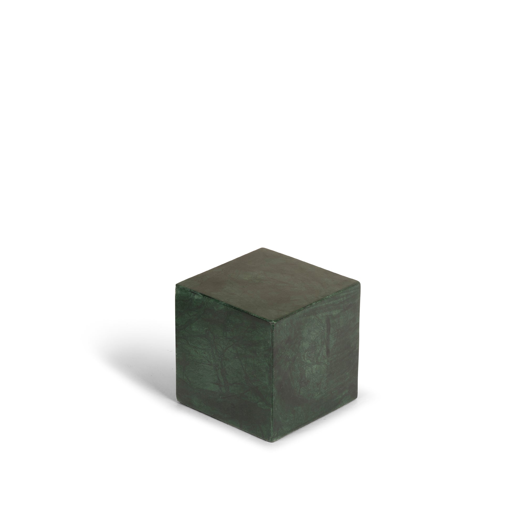 Stoned, not wasted: Green Marble Block Book End