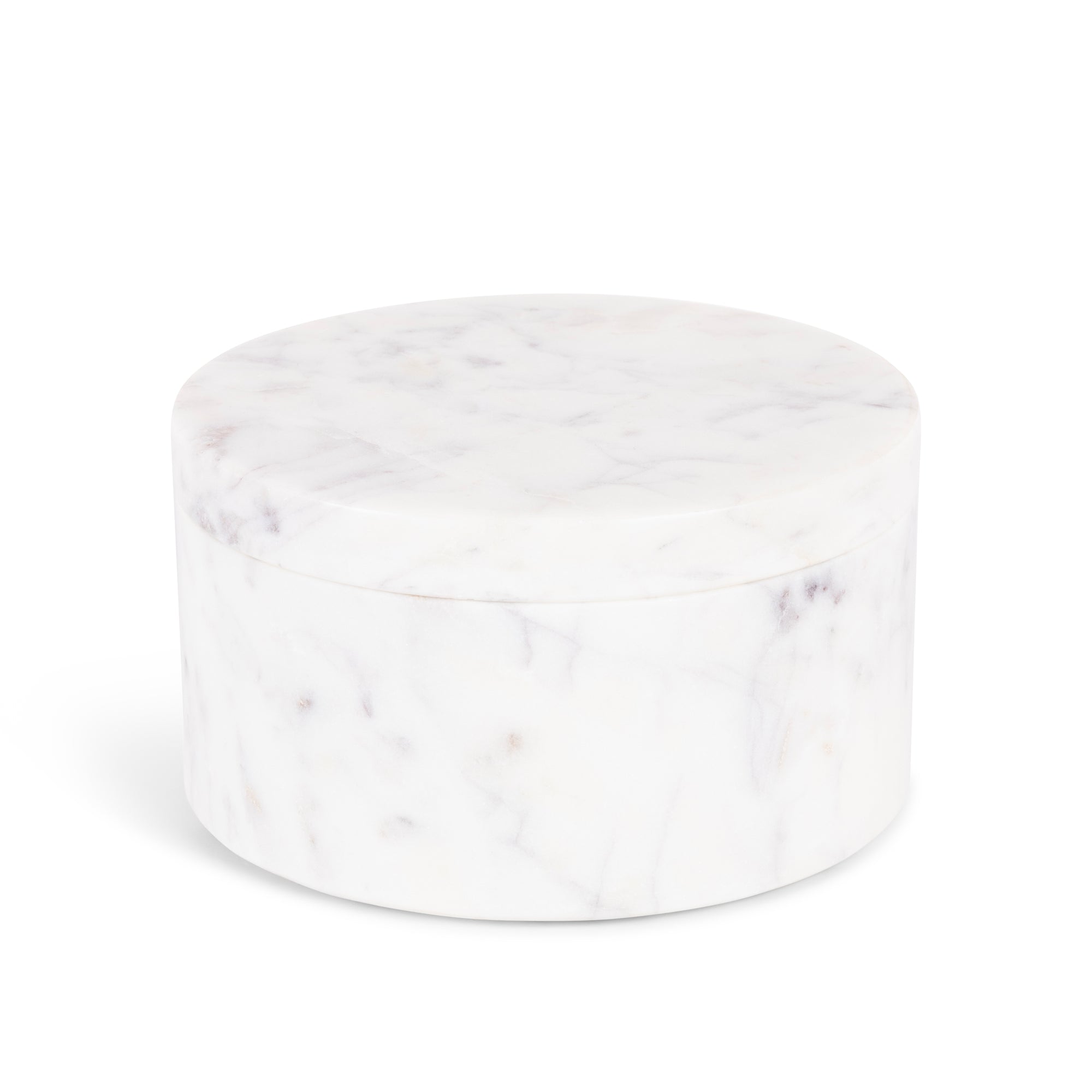 White Marble 'Halo' Keepsake Object