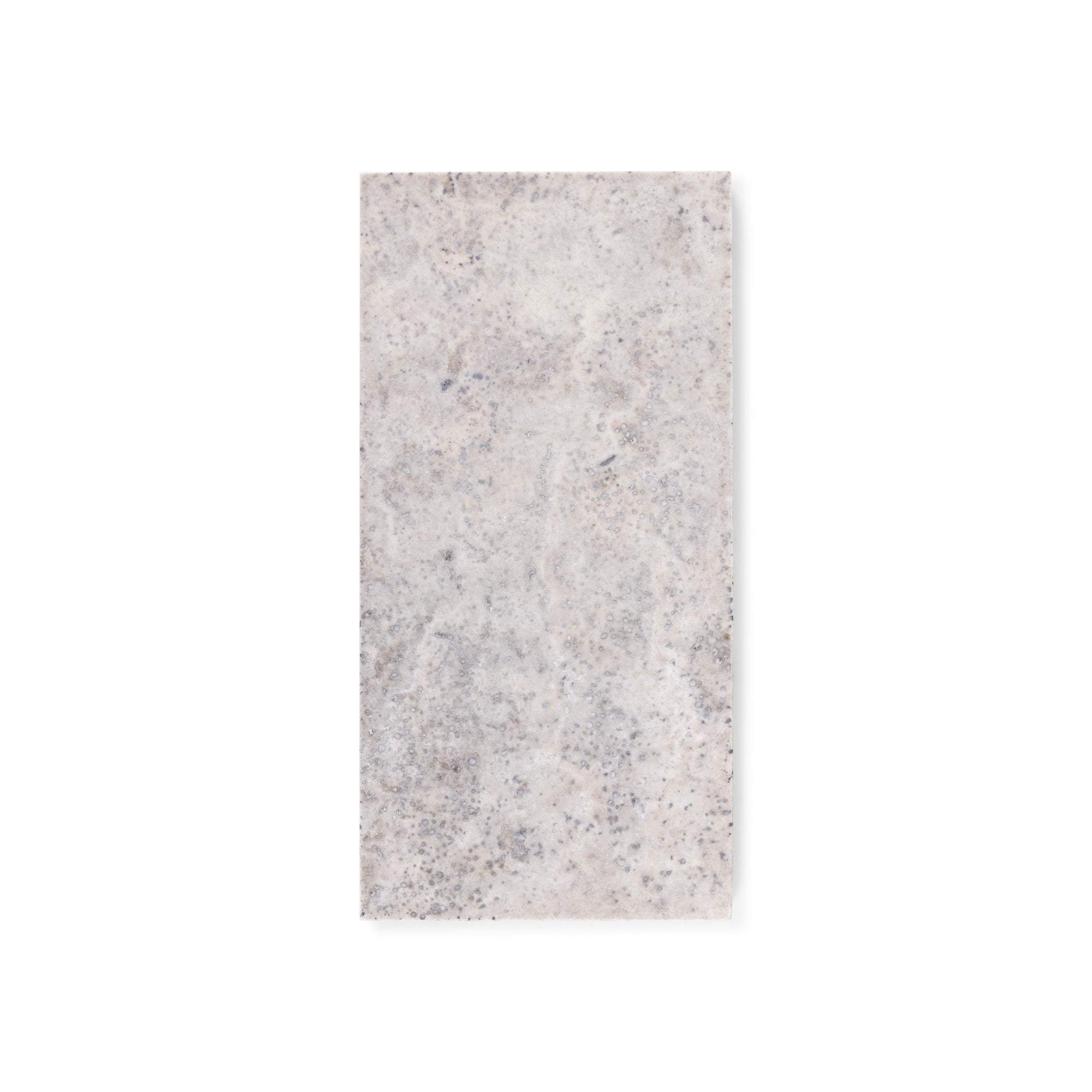 Silver Travertine Board M - 20 x 40 cm