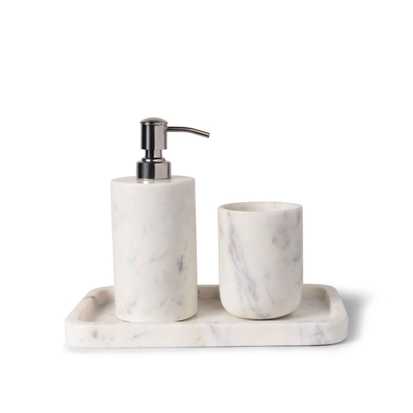 White Marble '24/7' Toothbrush Holder
