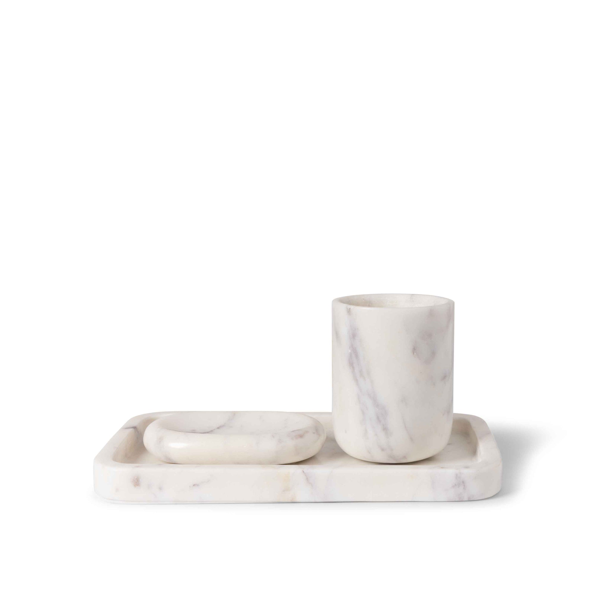 White Marble '24/7' Soap Dish