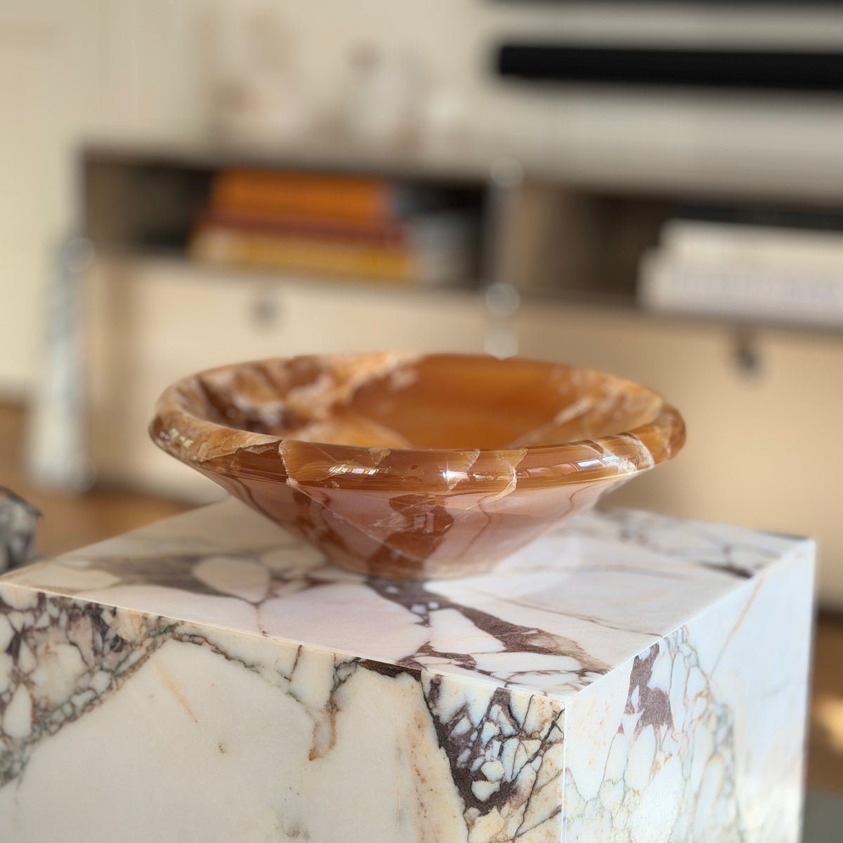Brown Onyx Bowl 'Snob 35'