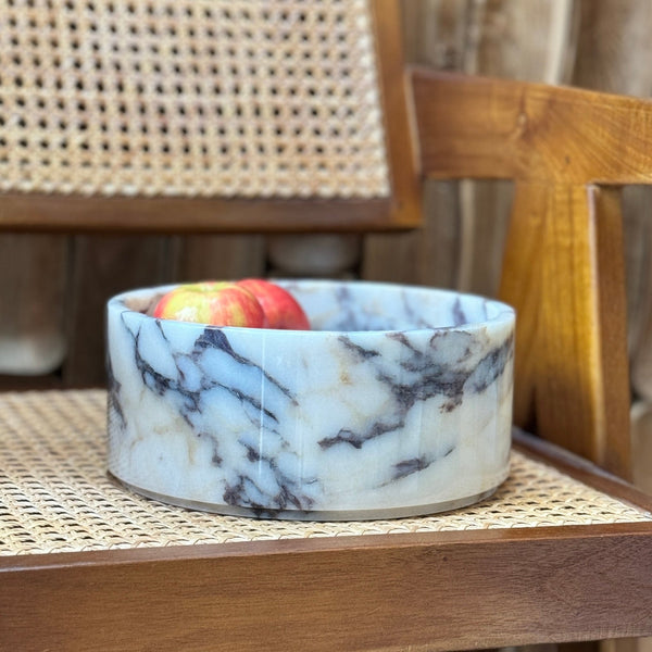 Pre-order: Calacatta Marble Fruit Bowl