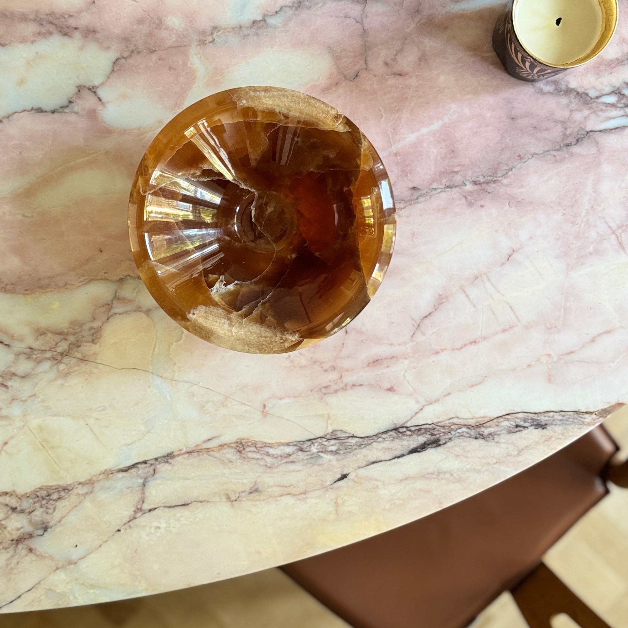 Brown Onyx Bowl 'Snob 25'