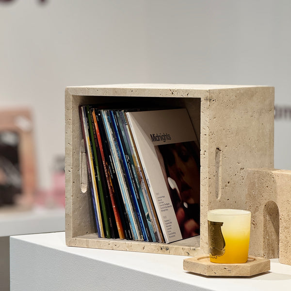 Side Table PLAY in Travertine