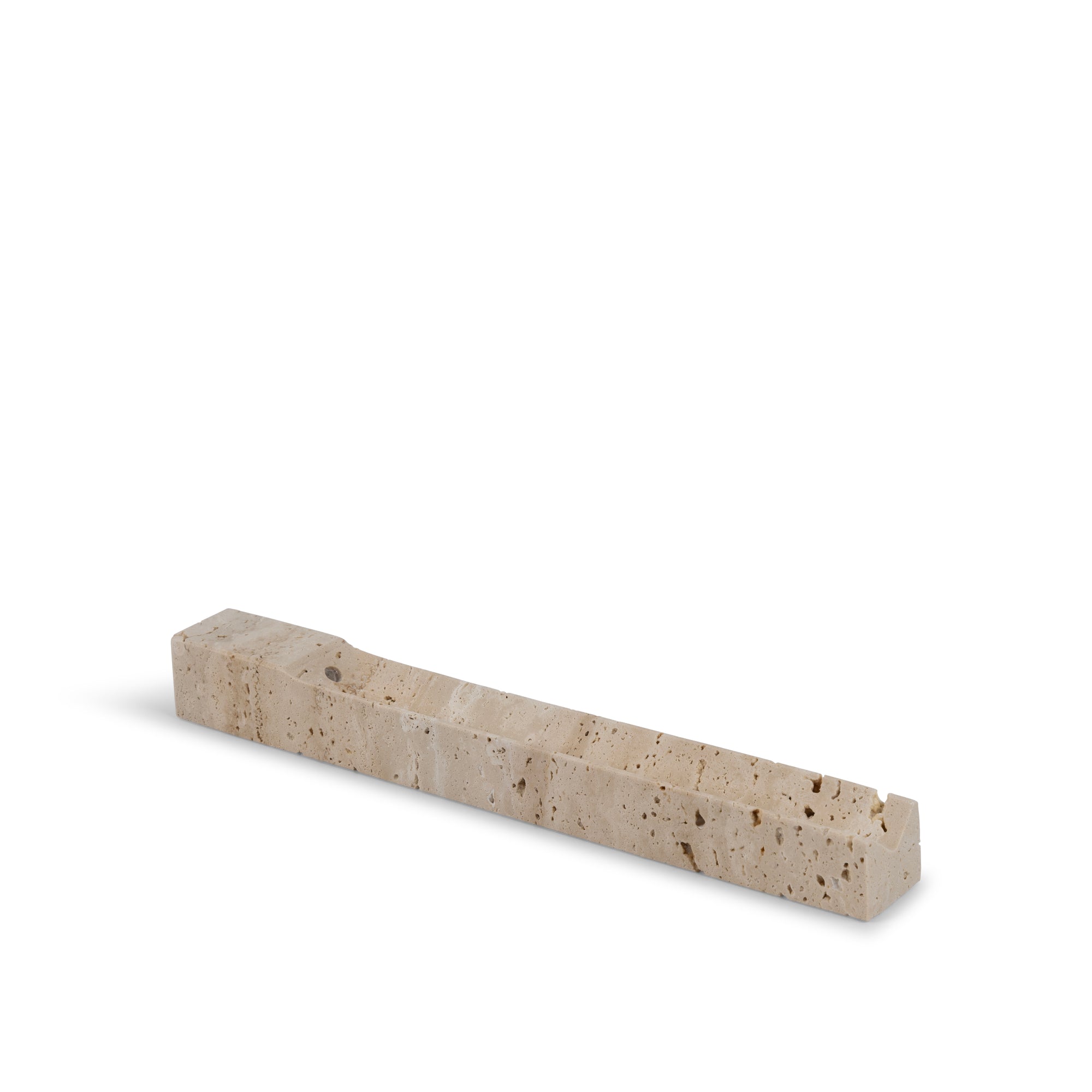 Pre-order: Beige Travertine Incense Holder