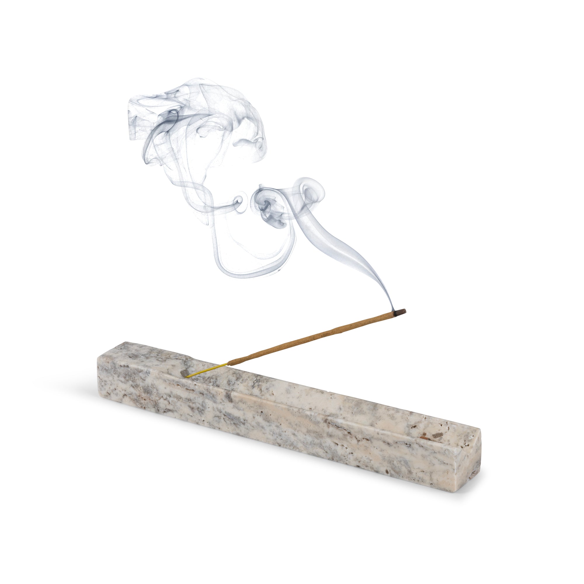Pre-order: Silver Travertine Incense Holder