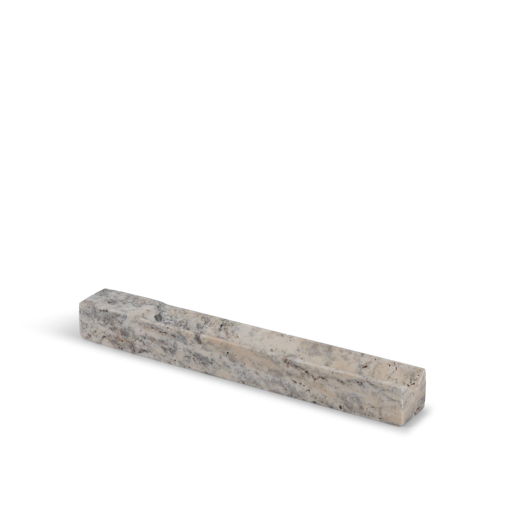 Pre-order: Silver Travertine Incense Holder