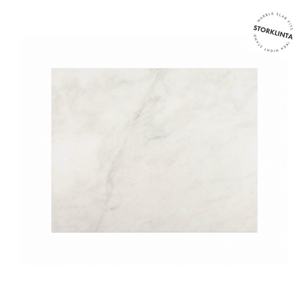 Cloudy White Marbe Board 'Storm'