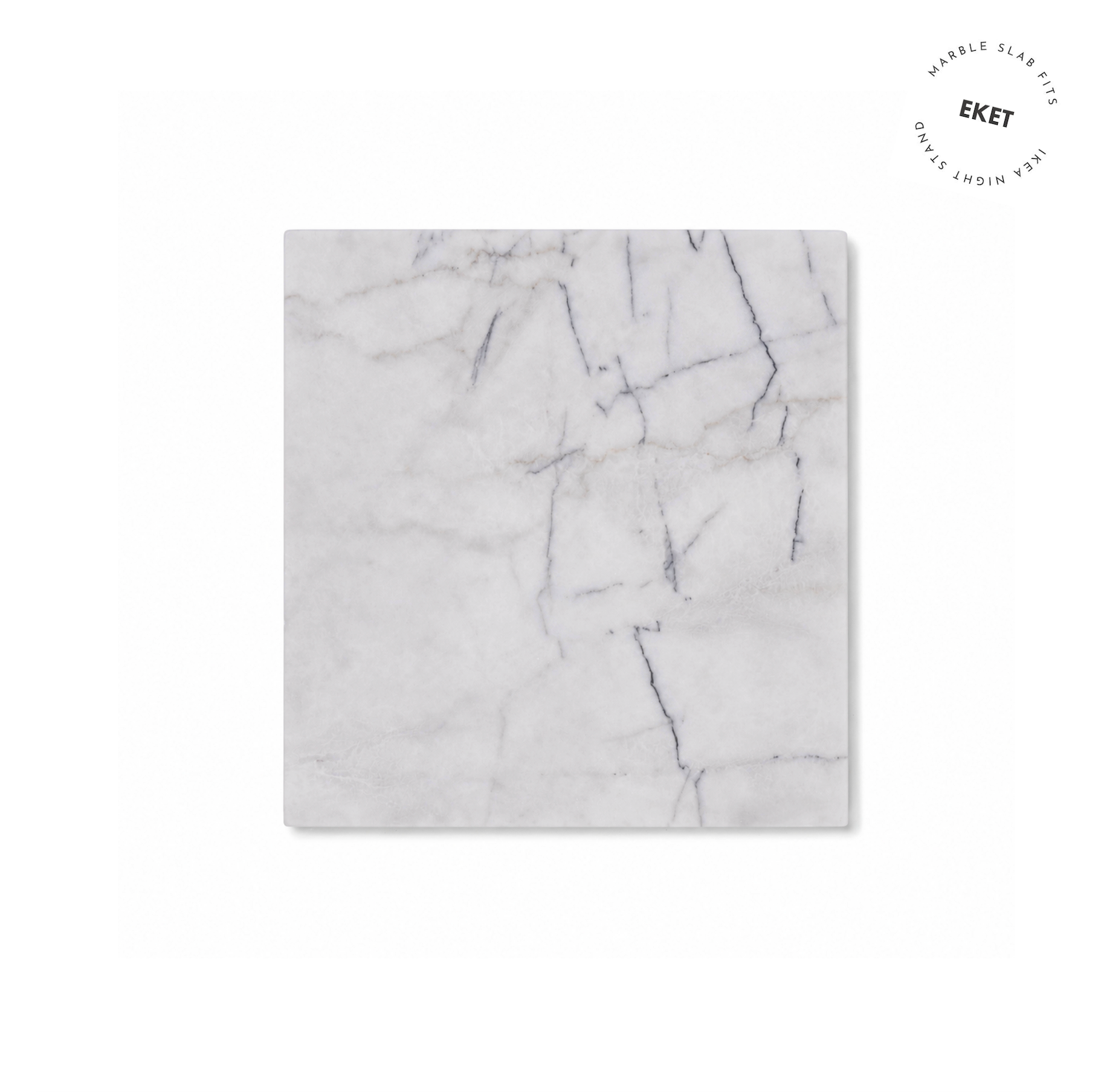 PREMIUM | Bold White Marble Board 'Eddie'