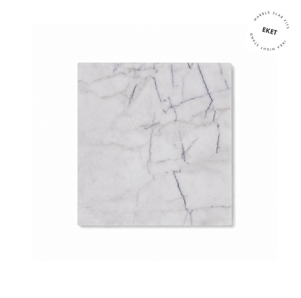 Bold White Marble Board 'Eddie'