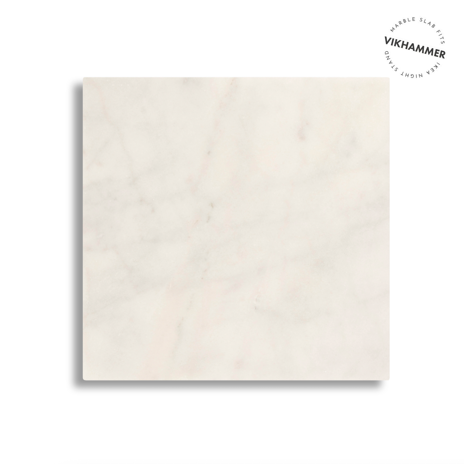 Cloudy White Marble Board 'Victor'