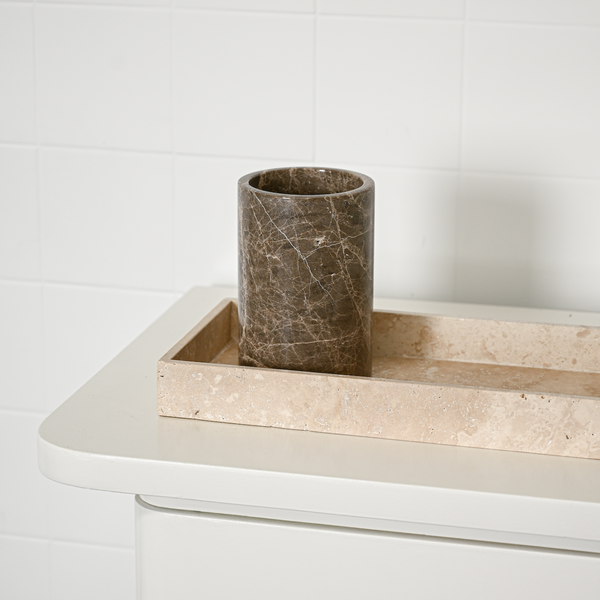 Brown 'Mud' Marble Bottle Cooler