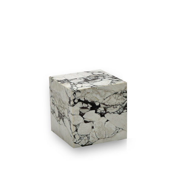 Stoned, not wasted: Side table 'SOHO Mini' in Arabescato Gold