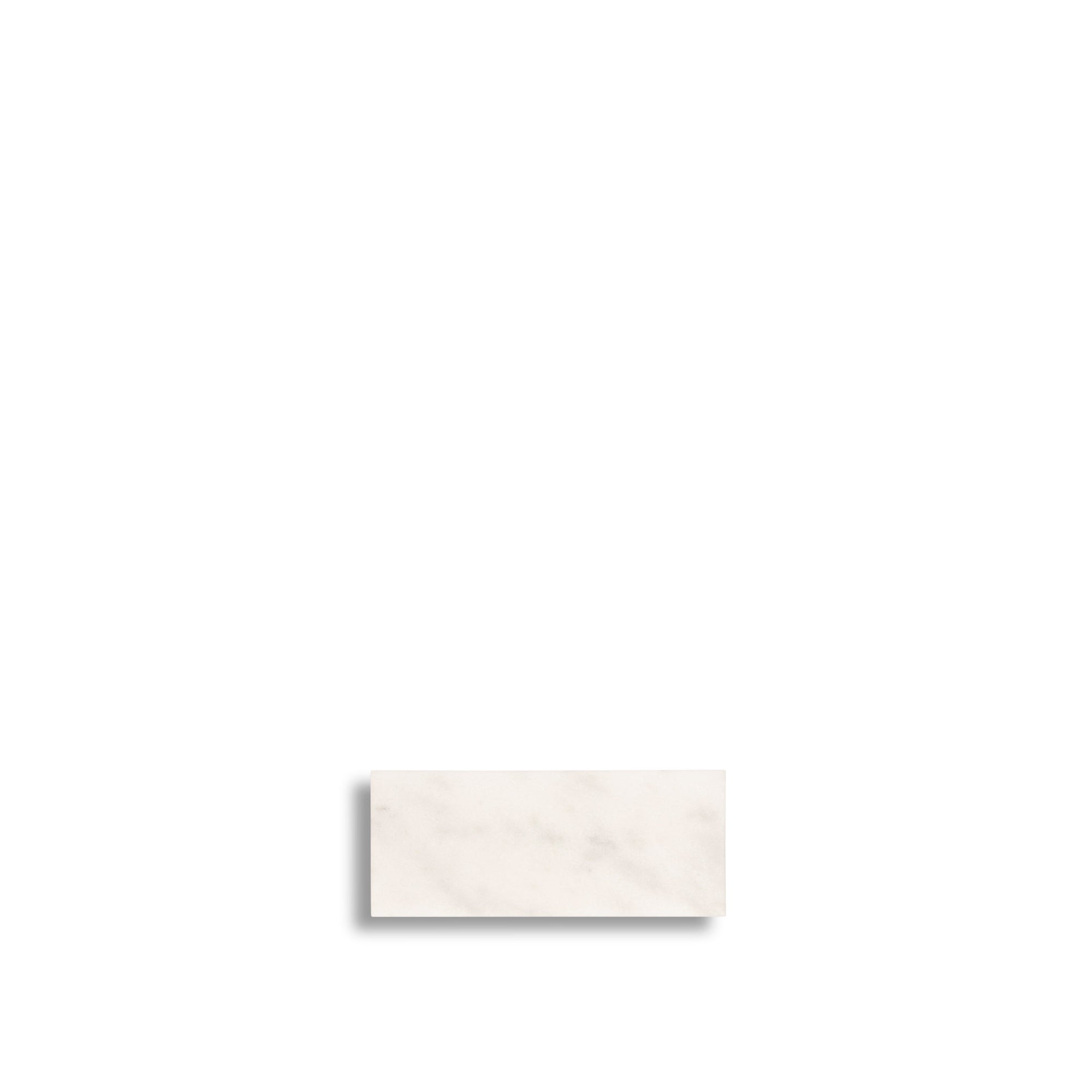 🎁 Cloudy White Marble Rectangular Board XS - 10,5 x 25 cm (100% off)