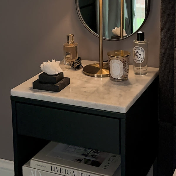 Cloudy White Marble Board 'Victor'