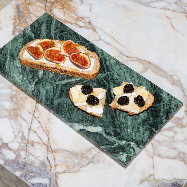 Green Marble Rectangular Board M - 20 x 40 cm