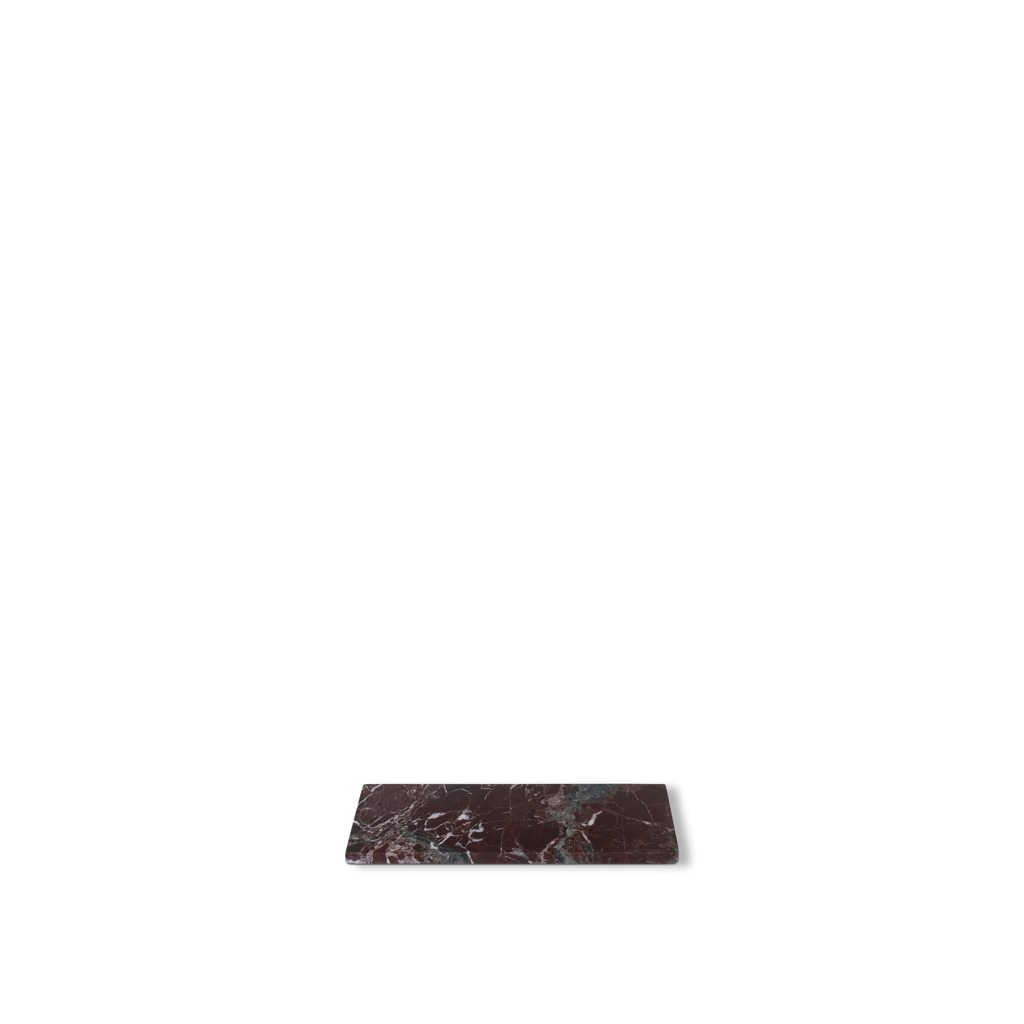 Burgundy Marble Rectangular Board XS - 10,5 x 25 cm