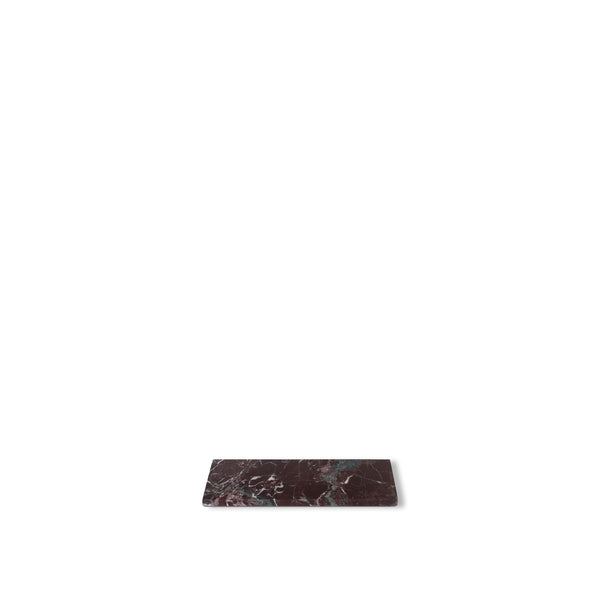 Burgundy Marble Rectangular Board XS - 10,5 x 25 cm
