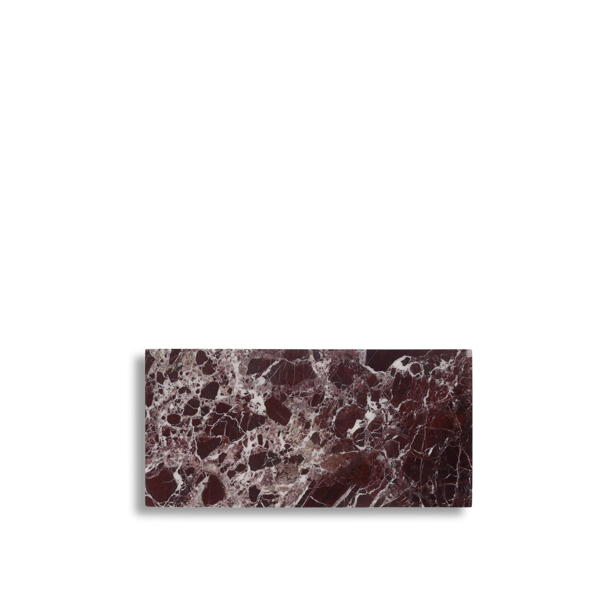 Burgundy Marble Rectangular Board M - 20 x 40 cm
