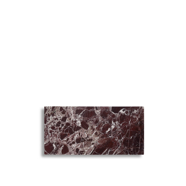 Burgundy Marble Rectangular Board M - 20 x 40 cm