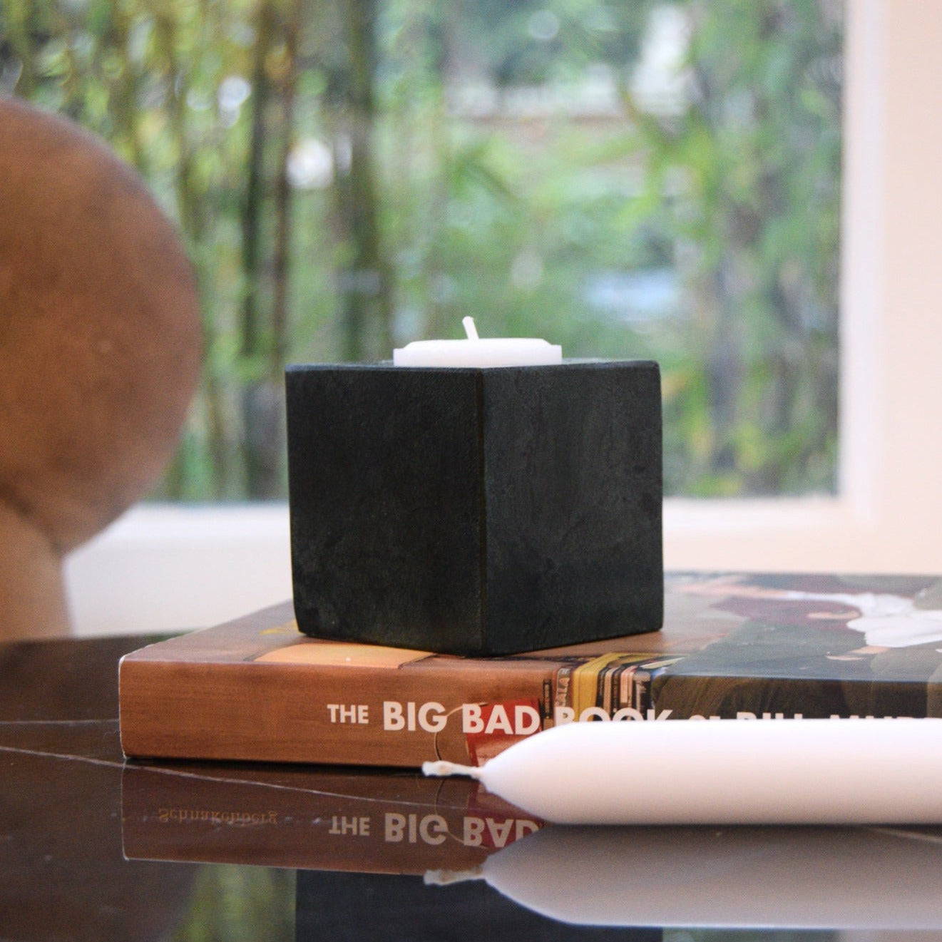 Green Marble Reversible Candle Block