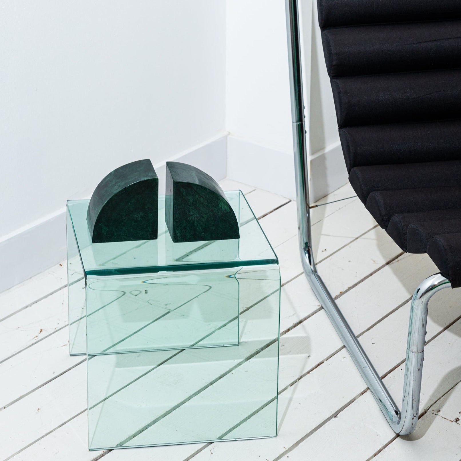 Stoned, not wasted: Green Marble Book End