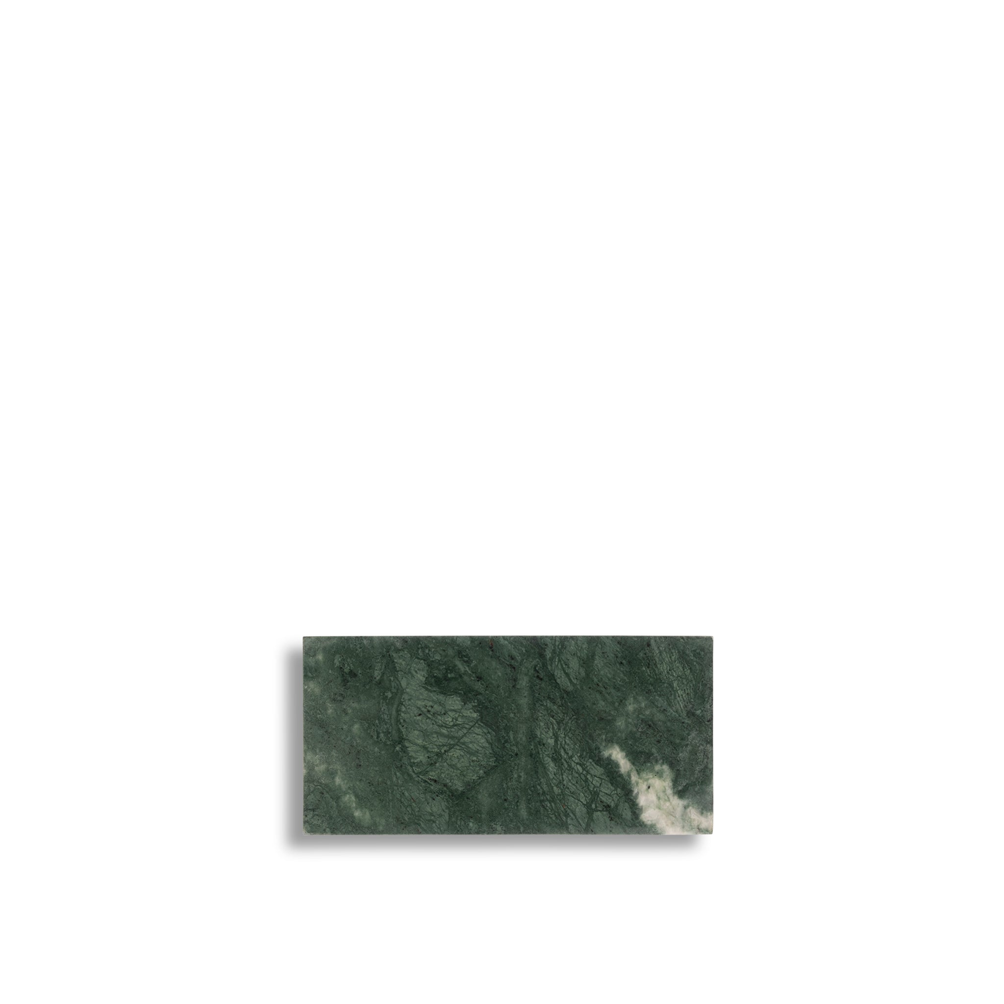 Green Marble Rectangular Board S - 15 x 30 cm