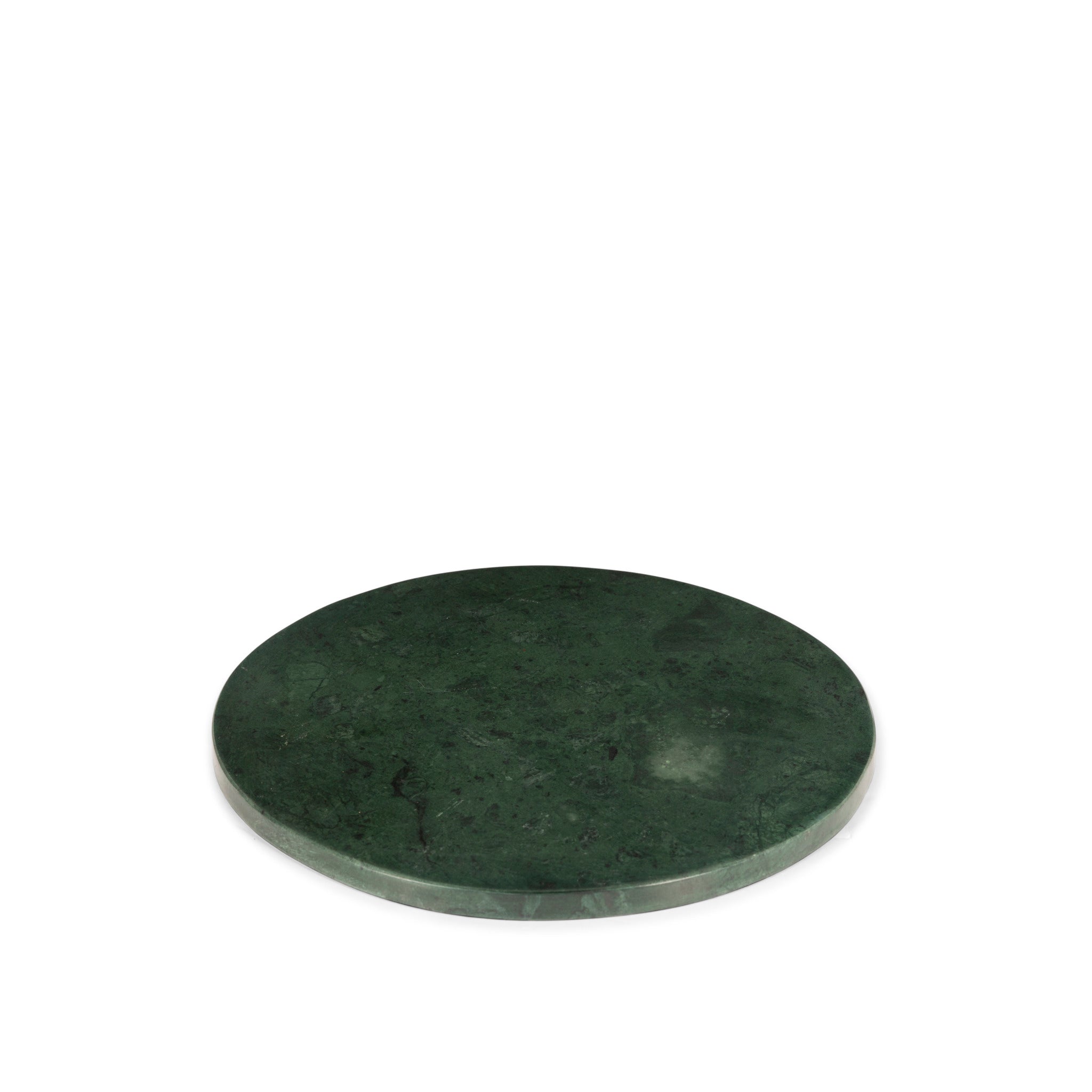 Green Marble Round Platter L