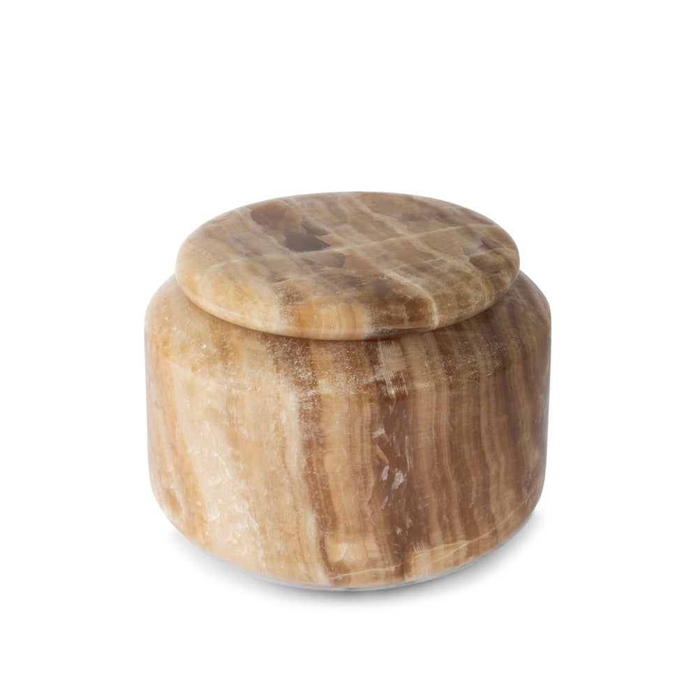 Brown Onyx Deco Pot 'Honey 190'