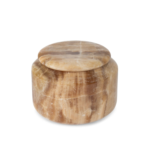Brown Onyx Deco Pot 'Honey 190'