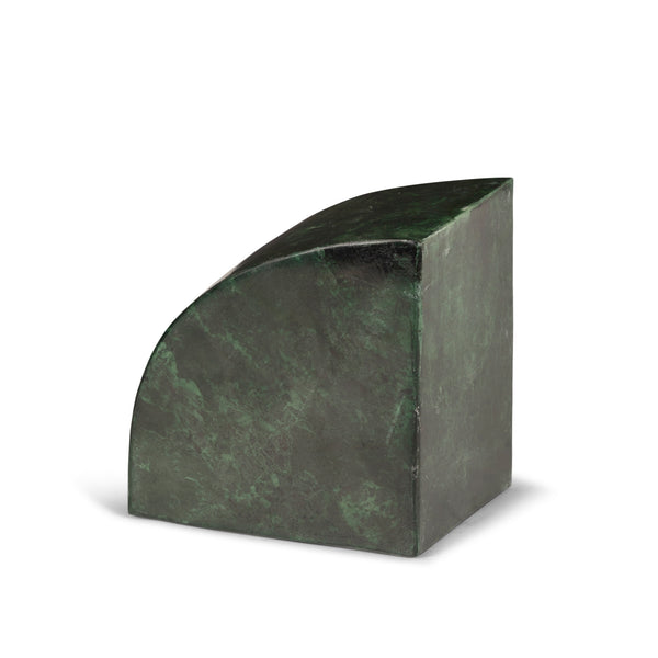 Stoned, not wasted: Green Marble Book End