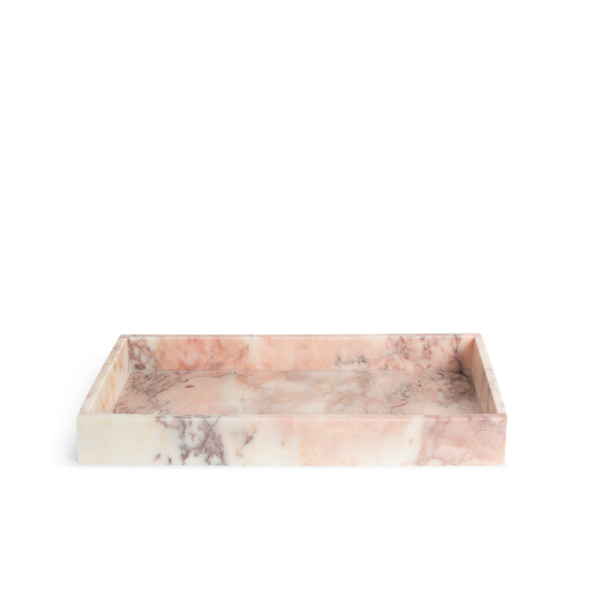Pink Marble Rectangular tray