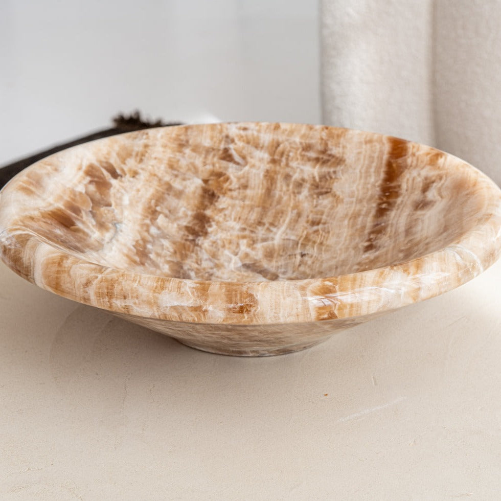Brown Onyx Bowl 'Snob 35'