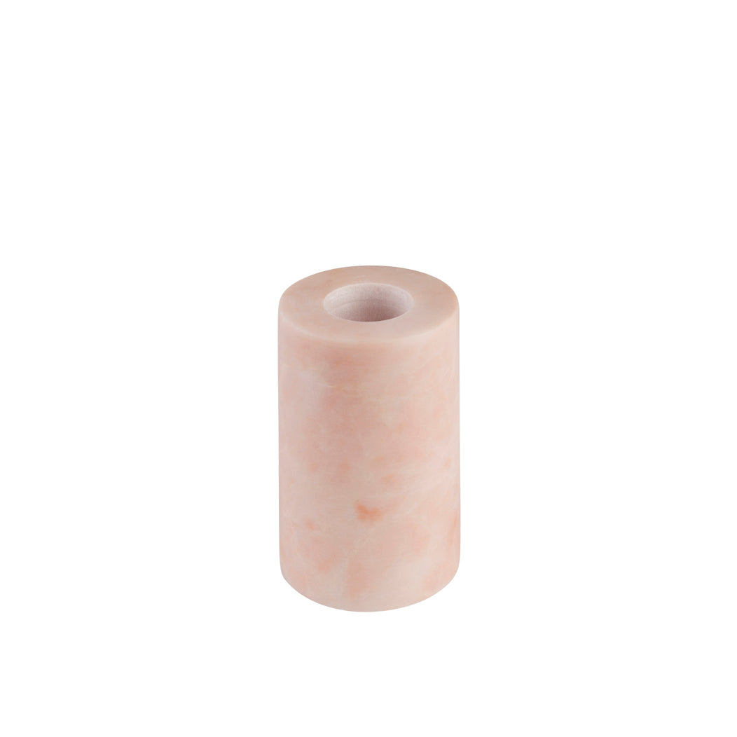 Stoned, not wasted: Pink Marble Candle Holder L