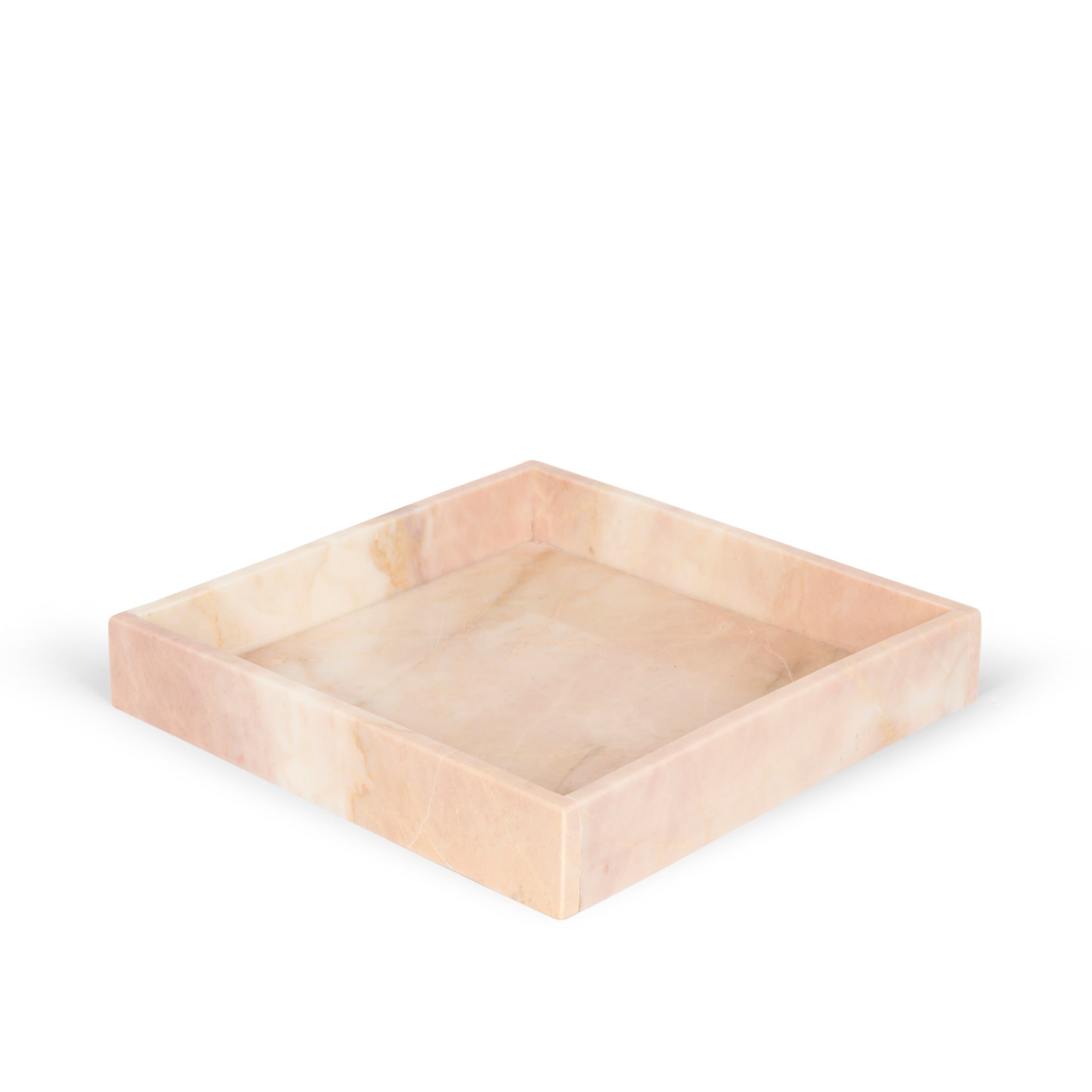Pink Marble Square Tray