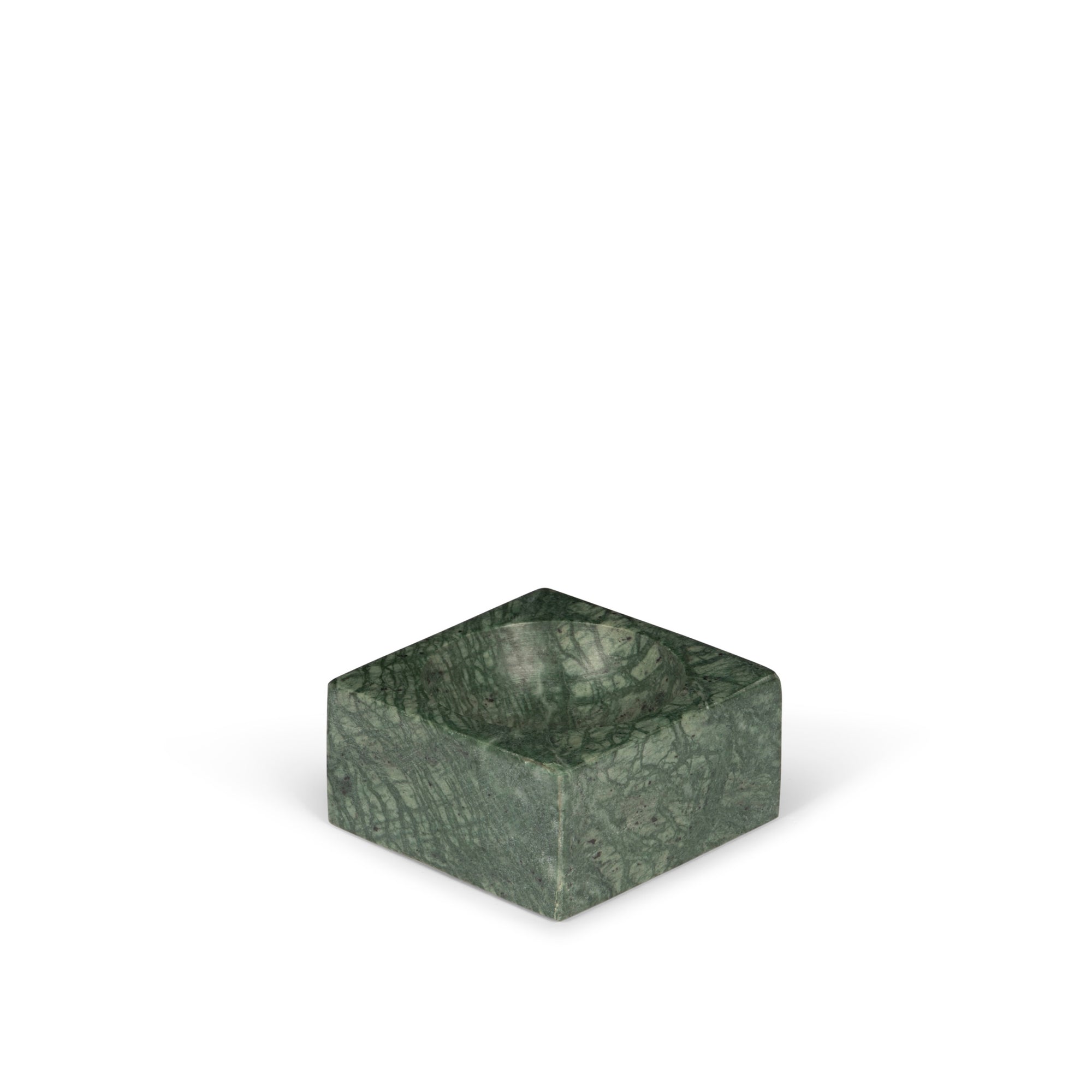 Stoned, not wasted: Green Marble Block Bowl