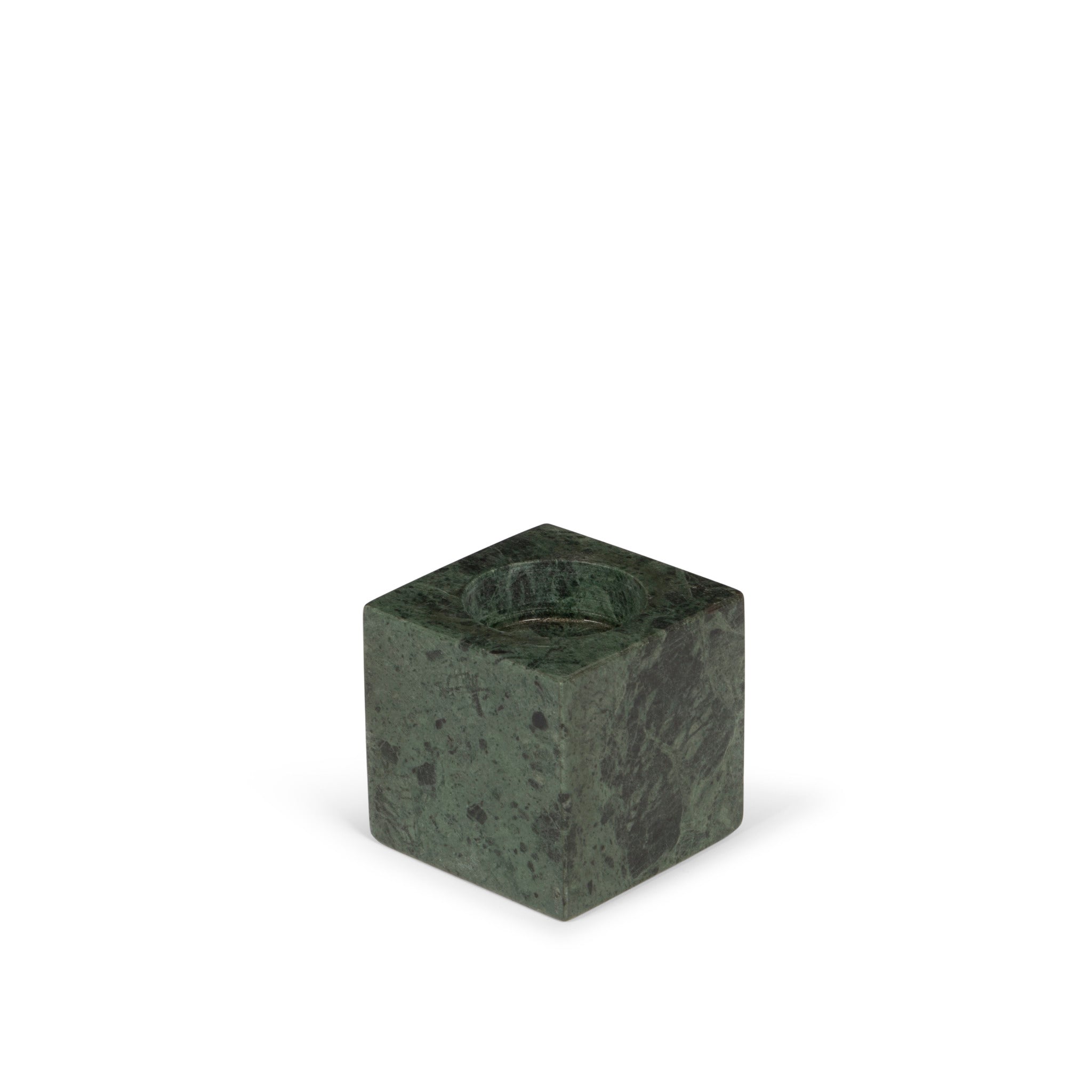 Green Marble Reversible Candle Block