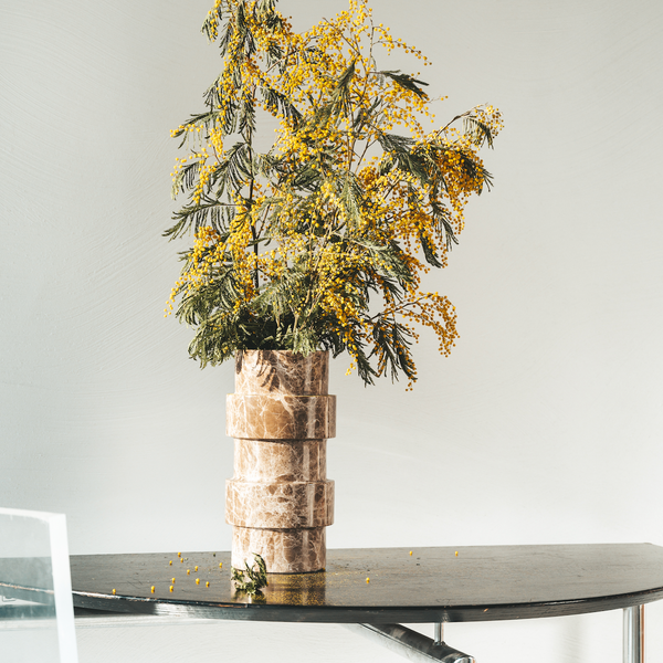 Brown 'Mud' Marble Object 'Vida'
