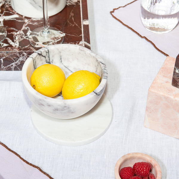 White Marble Platter S