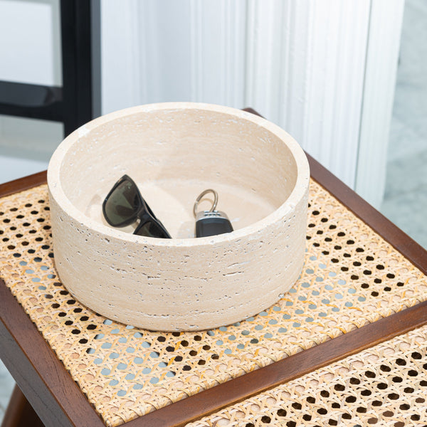 Pre-order: Travertine Fruit Bowl